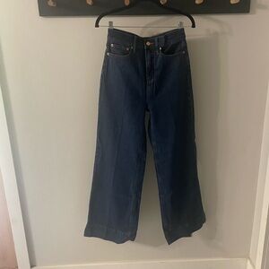 J Crew Wide leg Trouser Jean - Size 27p - NWT